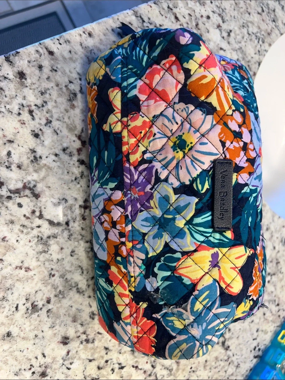 Vera Bradley makeup bag quilted